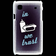 Coque Samsung Galaxy S In Junk We trust Bleu ZG