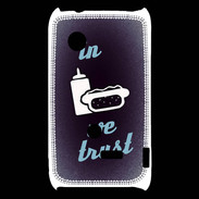 Coque Sony Xperia Typo In Junk We trust Bleu ZG