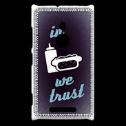 Coque Nokia Lumia 925 In Junk We trust Bleu ZG