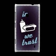 Coque Nokia Lumia 520 In Junk We trust Bleu ZG