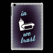 Coque iPadMini In Junk We trust Bleu ZG