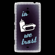 Coque Nokia Lumia 1320 In Junk We trust Bleu ZG