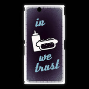 Coque Sony Xpéria Z Ultra In Junk We trust Bleu ZG
