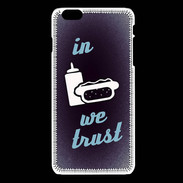 Coque iPhone 6Plus / 6Splus In Junk We trust Bleu ZG