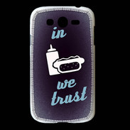 Coque Samsung Galaxy Grand In Junk We trust Bleu ZG