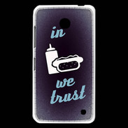 Coque Nokia Lumia 630 In Junk We trust Bleu ZG
