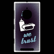 Coque Nokia Lumia 830 In Junk We trust Bleu ZG