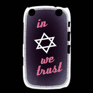 Coque Blackberry Curve 9320 In Judaïsme We trust Rouge ZG 