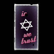 Coque Nokia Lumia 520 In Judaïsme We trust Rouge ZG 
