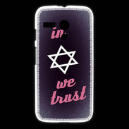Coque Motorola G In Judaïsme We trust Rouge ZG 