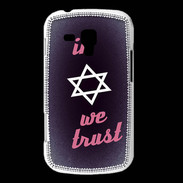 Coque Samsung Galaxy Trend In Judaïsme We trust Rouge ZG 