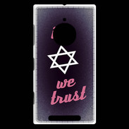 Coque Nokia Lumia 830 In Judaïsme We trust Rouge ZG 
