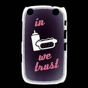 Coque Blackberry Curve 9320 In Junk We trust Rouge ZG
