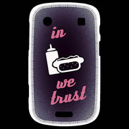 Coque Blackberry Bold 9900 In Junk We trust Rouge ZG