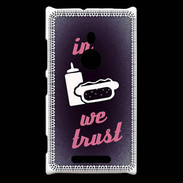 Coque Nokia Lumia 925 In Junk We trust Rouge ZG