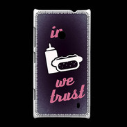 Coque Nokia Lumia 520 In Junk We trust Rouge ZG