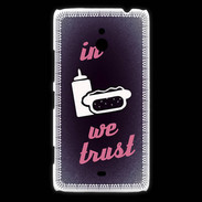 Coque Nokia Lumia 1320 In Junk We trust Rouge ZG