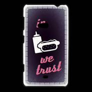 Coque Nokia Lumia 625 In Junk We trust Rouge ZG