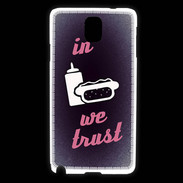 Coque Samsung Galaxy Note 3 In Junk We trust Rouge ZG