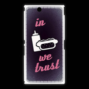 Coque Sony Xpéria Z Ultra In Junk We trust Rouge ZG