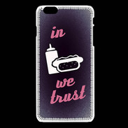 Coque iPhone 6Plus / 6Splus In Junk We trust Rouge ZG