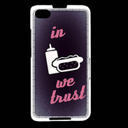 Coque Blackberry Z30 In Junk We trust Rouge ZG