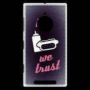 Coque Nokia Lumia 830 In Junk We trust Rouge ZG