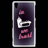 Coque Sony Xperia Z2 In Junk We trust Rouge ZG