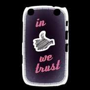 Coque Blackberry Curve 9320 In Like We trust Rouge ZG