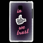Coque LG Optimus L3 II In Like We trust Rouge ZG