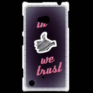 Coque Nokia Lumia 720 In Like We trust Rouge ZG