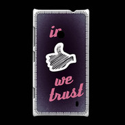 Coque Nokia Lumia 520 In Like We trust Rouge ZG