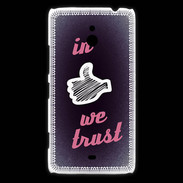 Coque Nokia Lumia 1320 In Like We trust Rouge ZG