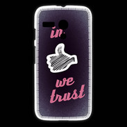 Coque Motorola G In Like We trust Rouge ZG
