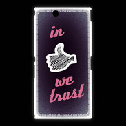 Coque Sony Xpéria Z Ultra In Like We trust Rouge ZG