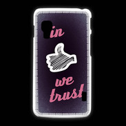 Coque LG L5 2 In Like We trust Rouge ZG