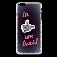 Coque iPhone 6Plus / 6Splus In Like We trust Rouge ZG