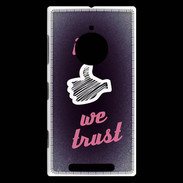 Coque Nokia Lumia 830 In Like We trust Rouge ZG