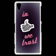 Coque Sony Xperia Z2 In Like We trust Rouge ZG