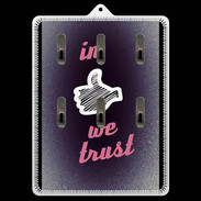 Porte clés In Like We trust Rouge ZG