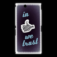 Coque Sony Xpéria Z Ultra In Like We trust Bleu ZG