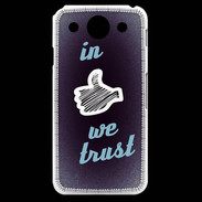 Coque LG G Pro In Like We trust Bleu ZG