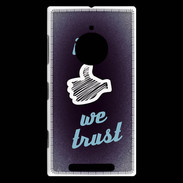Coque Nokia Lumia 830 In Like We trust Bleu ZG