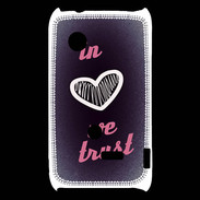 Coque Sony Xperia Typo In Love We trust Rouge ZG