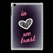 Coque iPadMini In Love We trust Rouge ZG