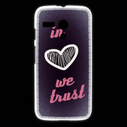 Coque Motorola G In Love We trust Rouge ZG