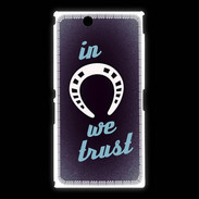 Coque Sony Xpéria Z Ultra In Luck We trust Bleu ZG
