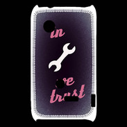 Coque Sony Xperia Typo In Mecanic We trust Rouge ZG