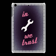 Coque iPadMini In Mecanic We trust Rouge ZG