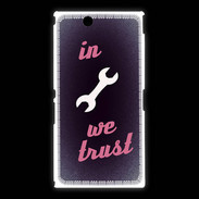 Coque Sony Xpéria Z Ultra In Mecanic We trust Rouge ZG